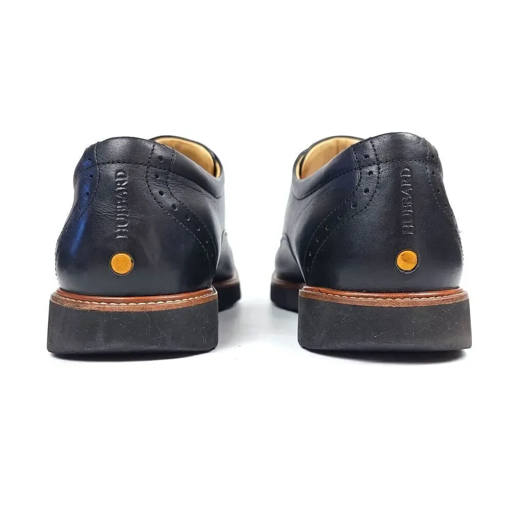 SAMUEL HUBBARD Market Cap Toe Oxford Dress Shoe Old Money Quiet Luxury 11W Black